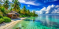 Preview: Diamond Painting Strandlandschaft Karibik